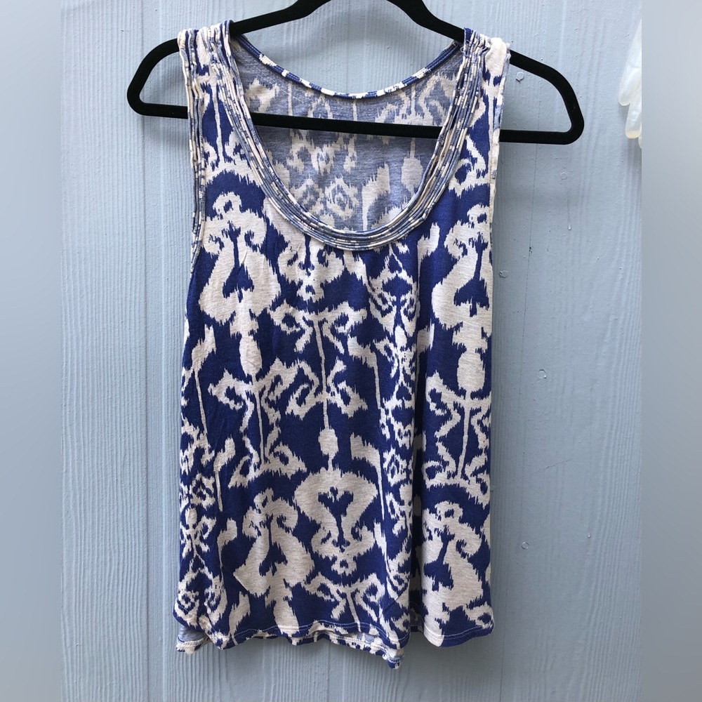 Ikat Print Top
